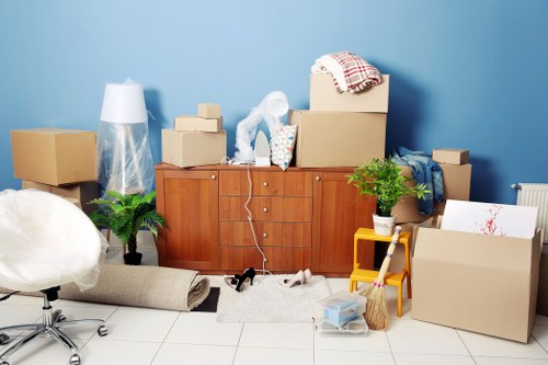 Protective moving process inside a property during relocation