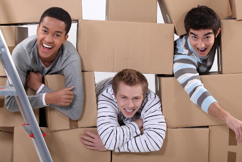 Organized boxes and packing essentials for moving in Balham