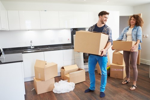 Local Balham moving service helping with furniture transport