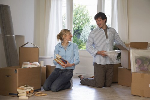 Packing boxes and moving supplies for a Balham home move