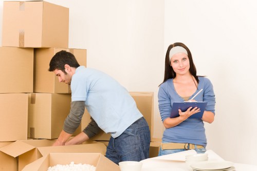 Careful handling of household items during a Balham move